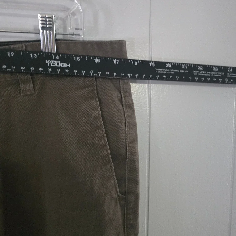 Volcom Frickin Modern Chino Shorts Mens‎ 34 Brown Good Stretch Skater Surf